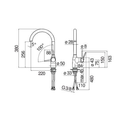 Μπαταρία νεροχύτη Mania